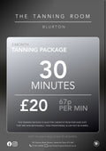 30 Minutes - 3 Month Tanning Package